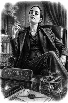 Female mafia boss portrait, Creative Studio · Luxury Mafia Portrait style, CO2 laser engraving file, — free download